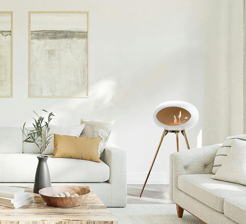 Le Feu - White Ground Wood High