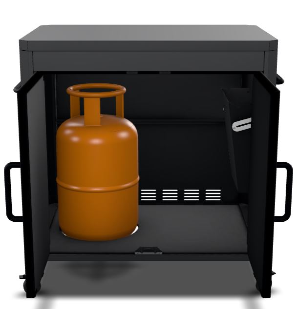 Le Feu Pizza Station - Black Steel Top