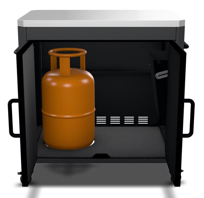 Le Feu Pizza Station - Stainless Steel Top