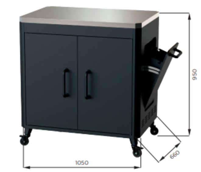 Le Feu Pizza Station - Stainless Steel Top