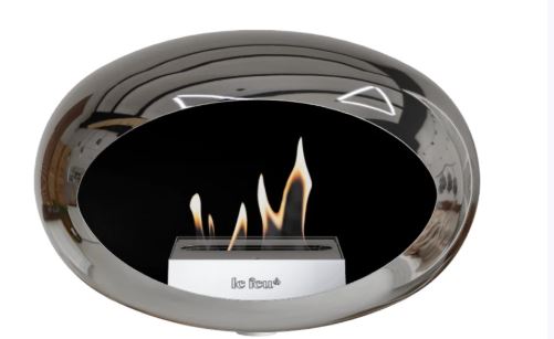 Le Feu - Wall Chromed Silver