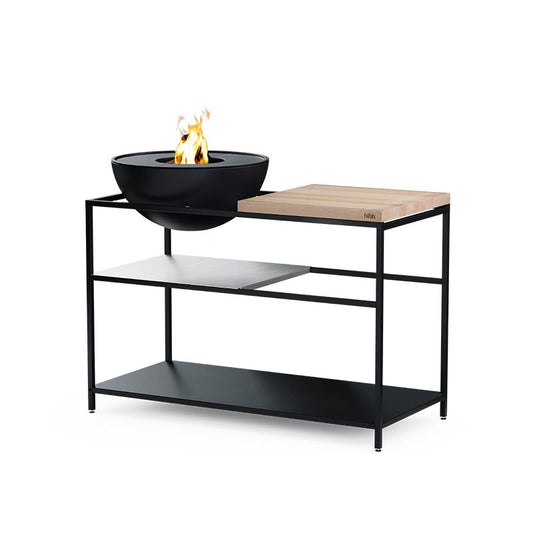 Höfats - FIRE KITCHEN - mit BOWL 57 Plancha-Grillset tief