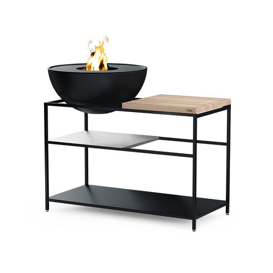 Höfats - FIRE KITCHEN - mit BOWL 70 Plancha-Grillset tief