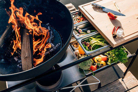 Höfats - FIRE KITCHEN - Edelstahlbehälter-Set (5-teilig)