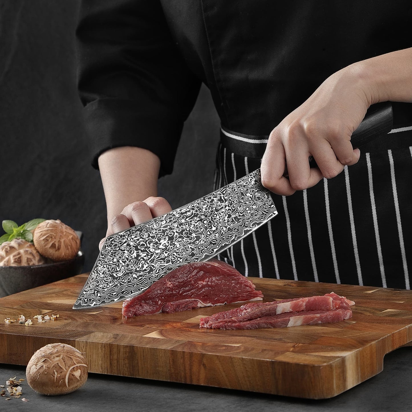 ZAYIKO Serie "BlackEdition" - Blockmesser