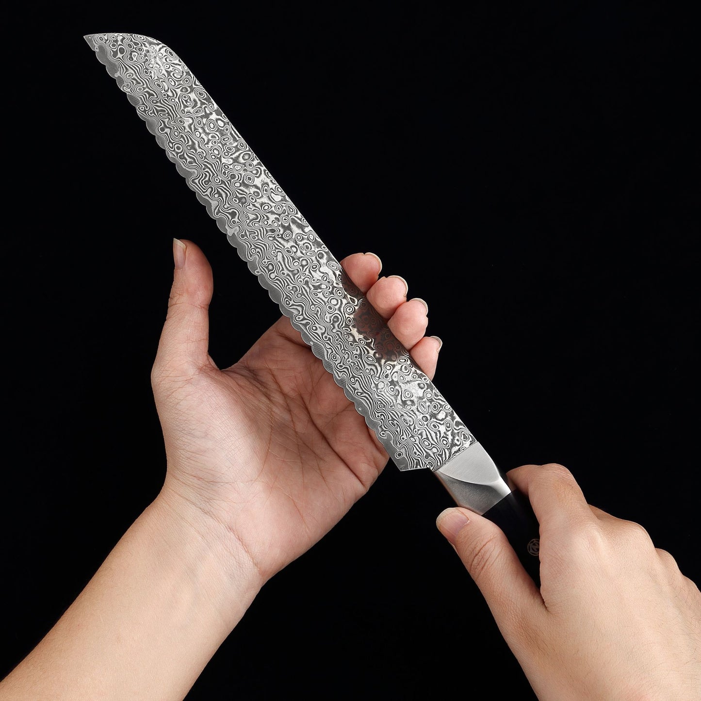 ZAYIKO Serie "BlackEdition" - Brotmesser