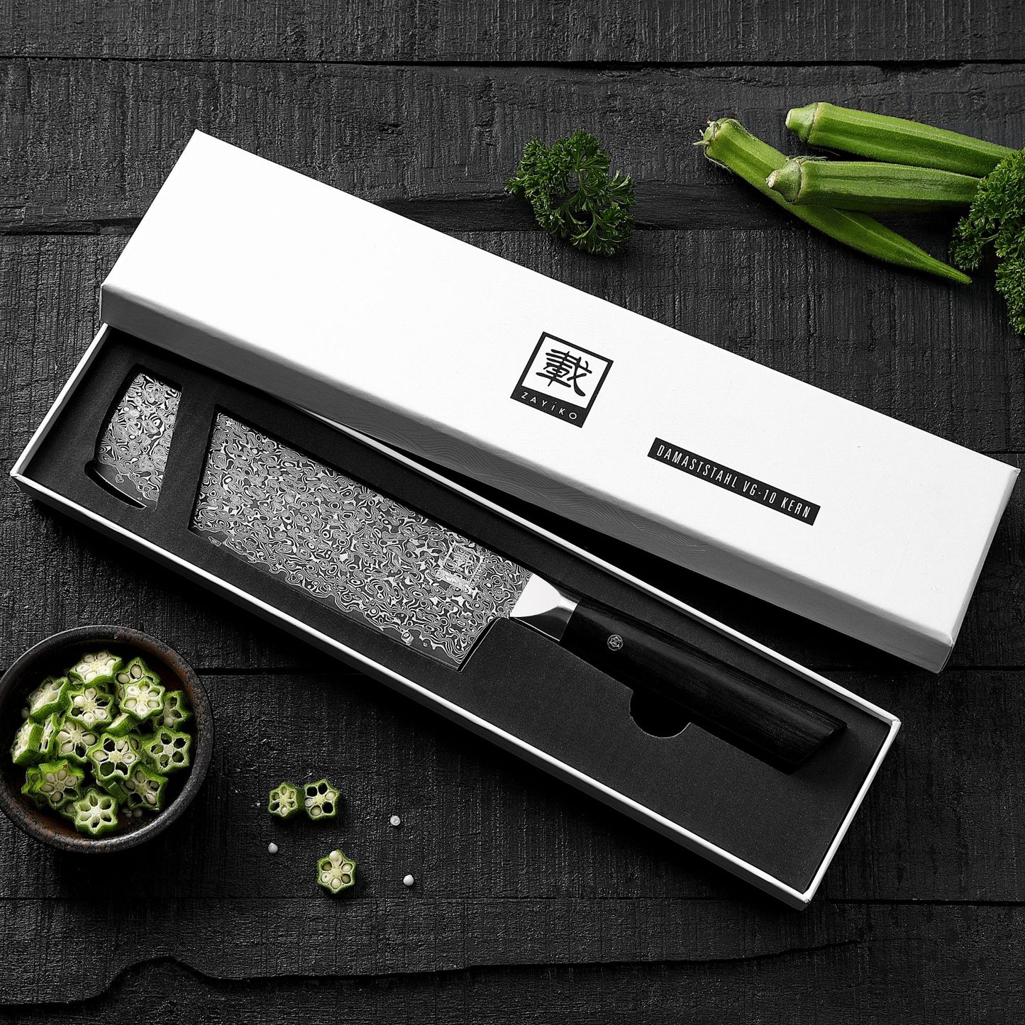 ZAYIKO Serie "BlackEdition" - Nakirimesser