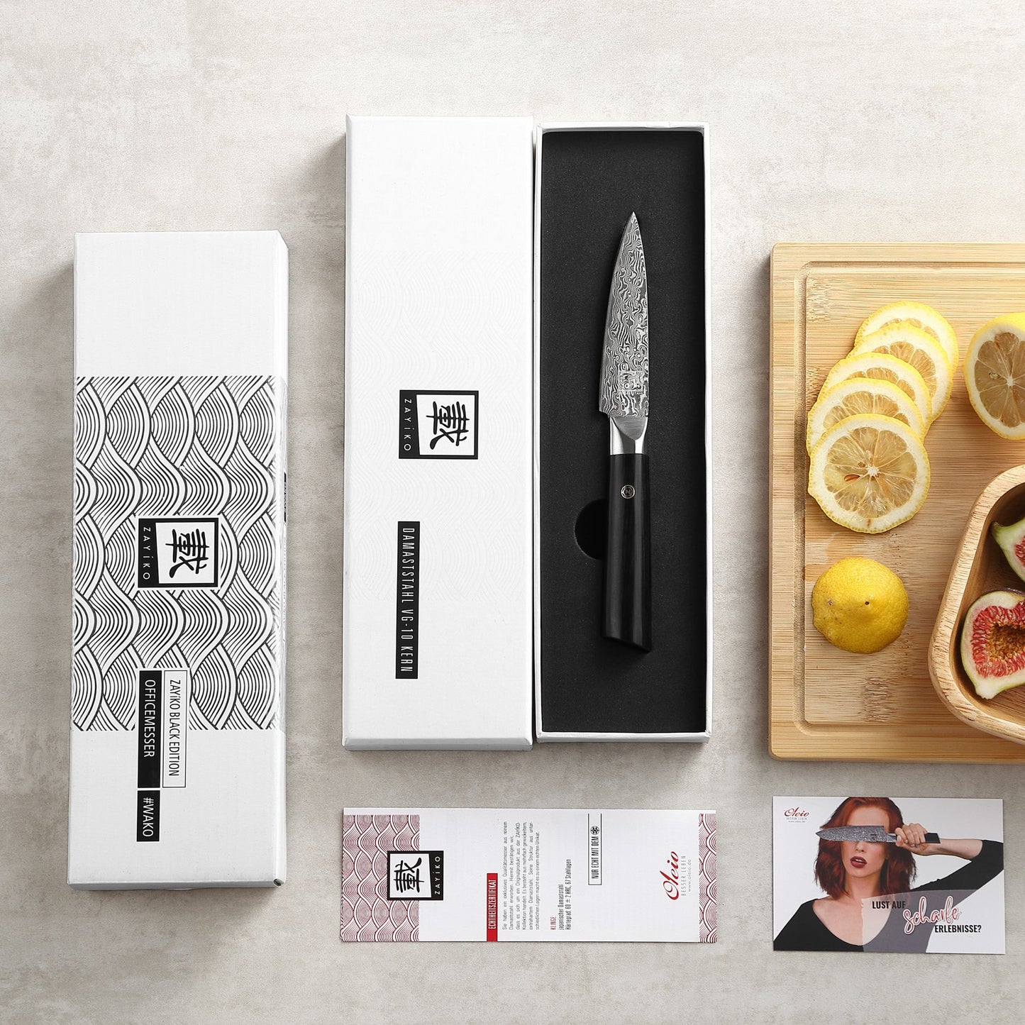 ZAYIKO Serie "BlackEdition" - Officemesser