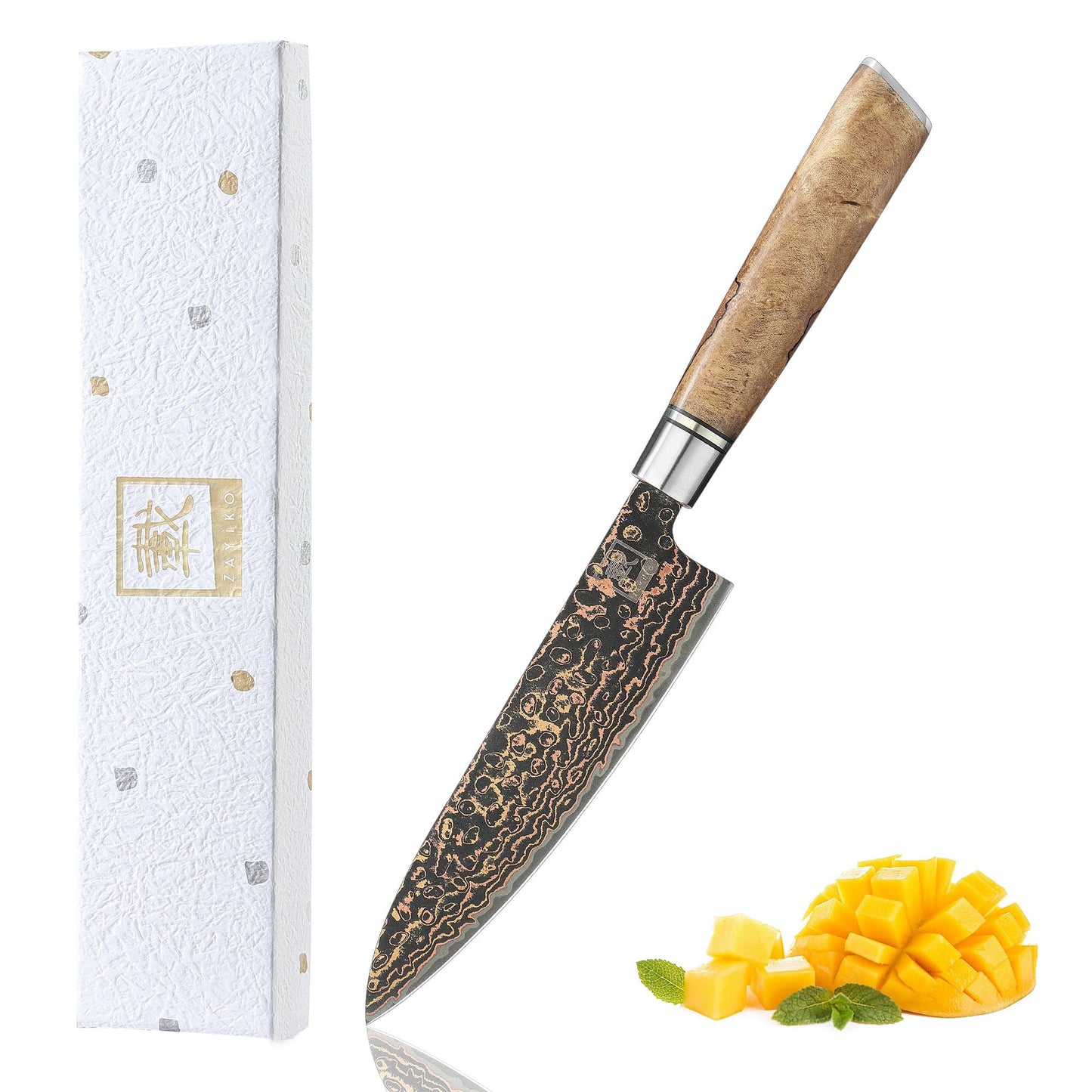 ZAYIKO Serie "BlackMagma" - Allzweckmesser