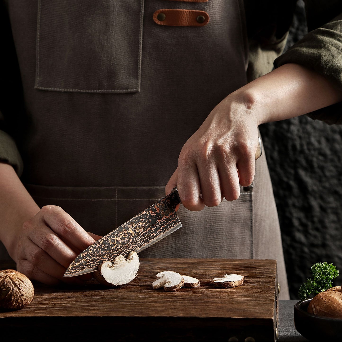 ZAYIKO Serie "BlackMagma" - Allzweckmesser