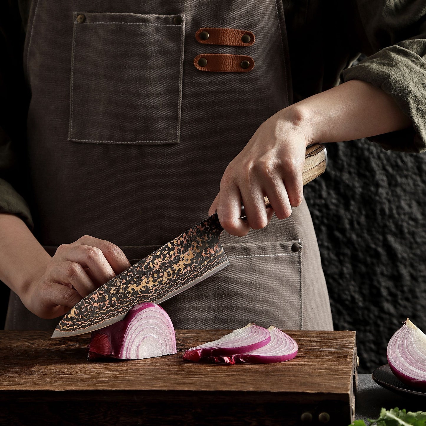 ZAYIKO Serie "BlackMagma" - Chefmesser