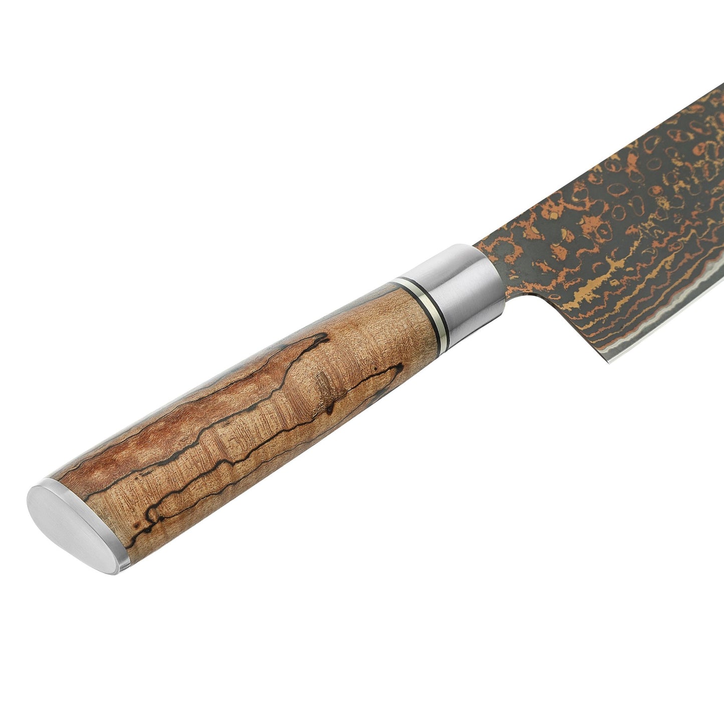 ZAYIKO Serie "BlackMagma" - Santoku