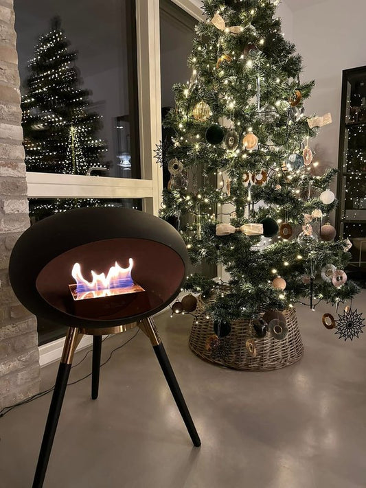 Le Feu - Black Ground Wood Low