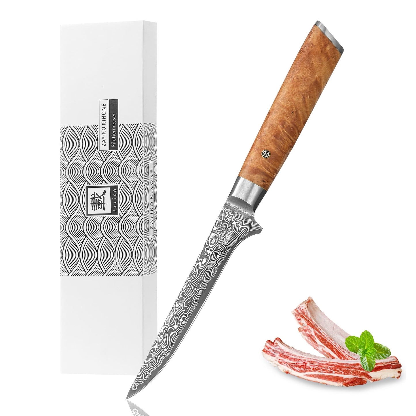 ZAYIKO Serie "Kinone" - Ausbein- und Filetiermesser