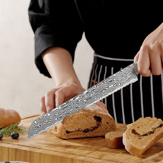 ZAYIKO Serie "Kinone" - Langes Brotmesser