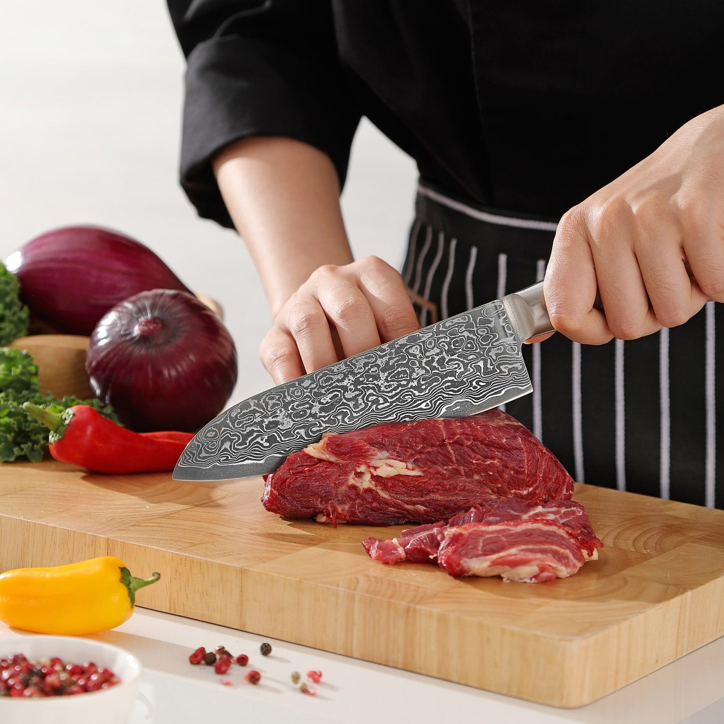 ZAYIKO Serie "Kinone" - Santokumesser