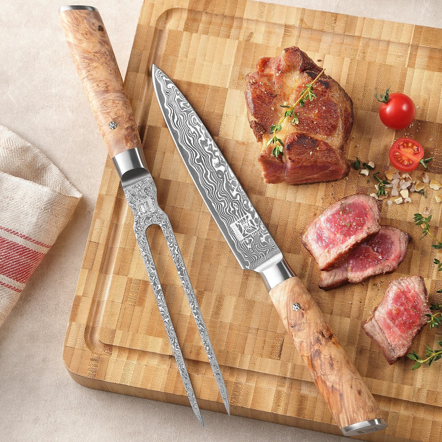 ZAYIKO Serie "Kinone" -  2-er Tranchier-Set