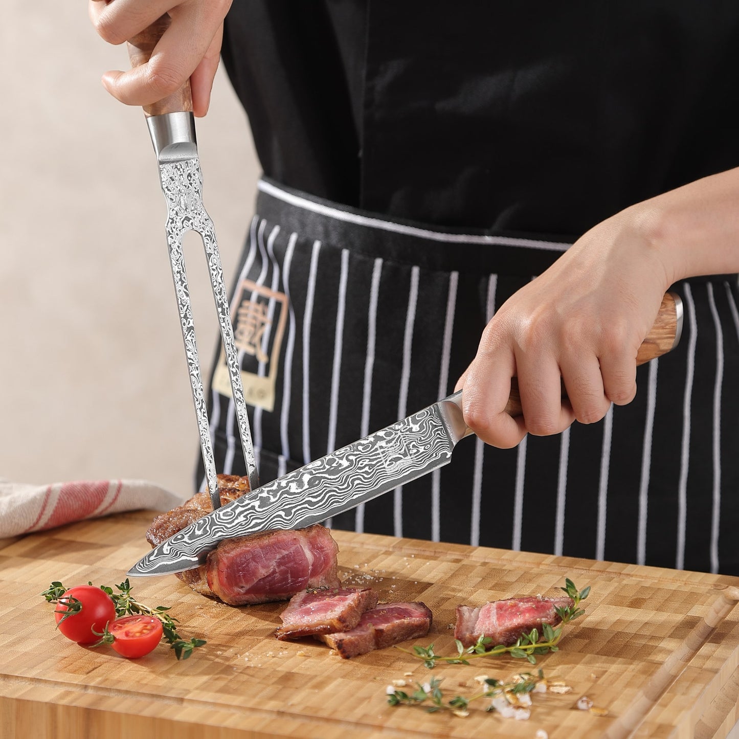 ZAYIKO Serie "Kinone" -  2-er Tranchier-Set