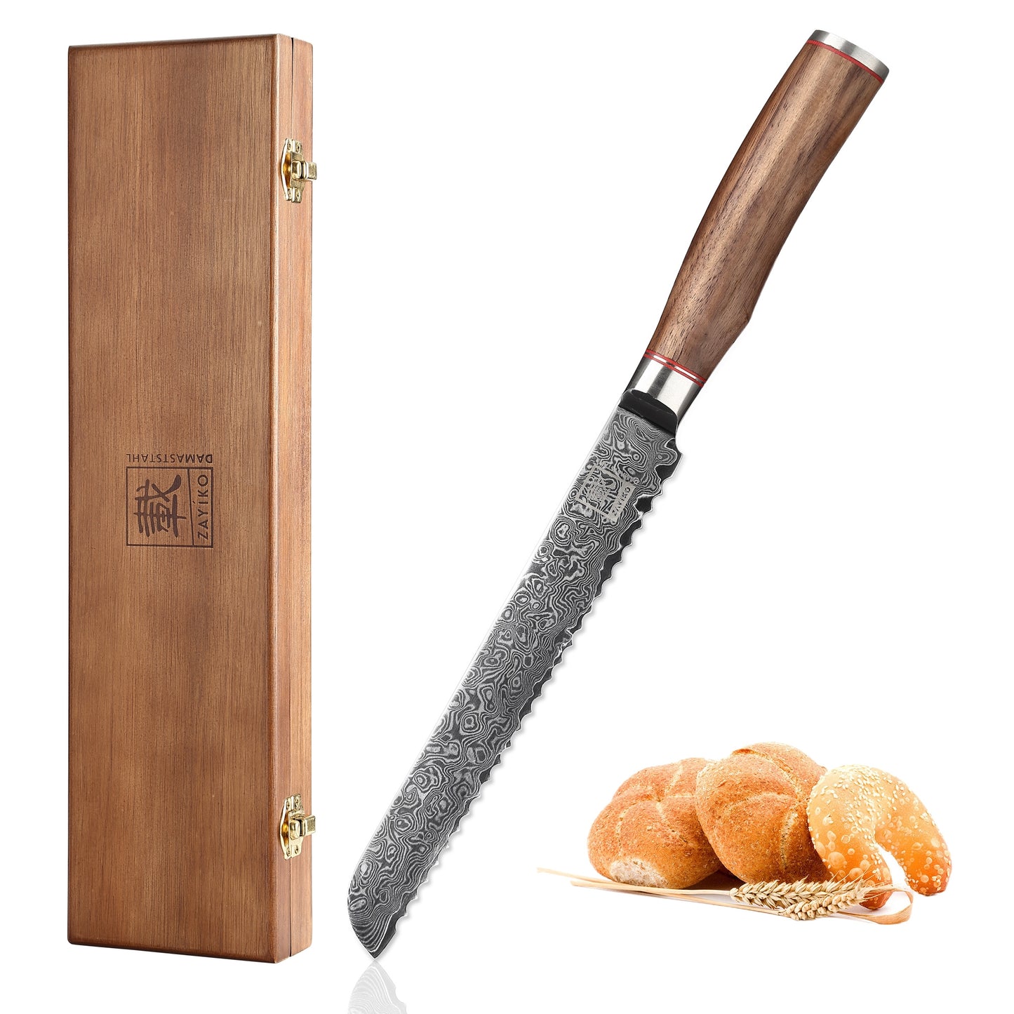 ZAYIKO Serie "Kurumi" - Brotmesser