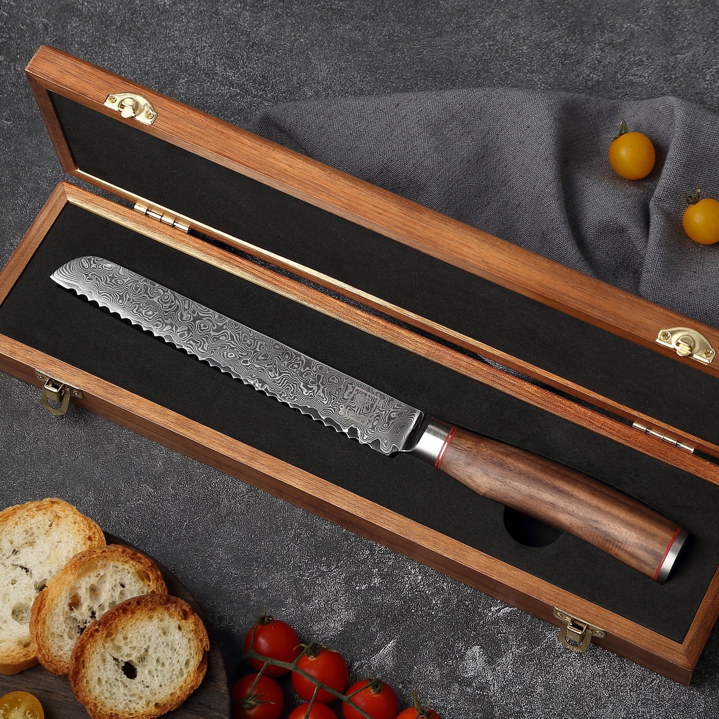ZAYIKO Serie "Kurumi" - Brotmesser