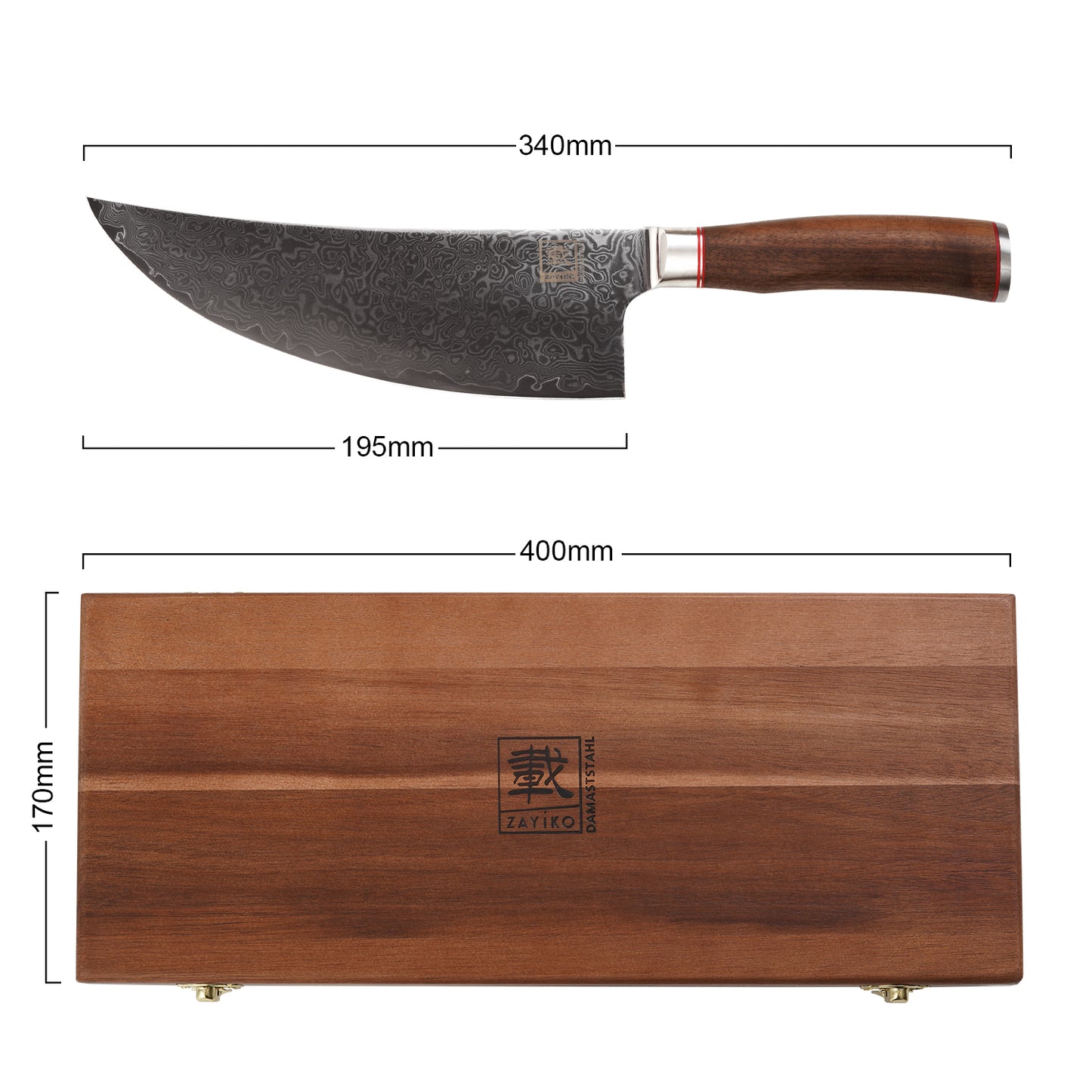 ZAYIKO Serie "Kurumi" - Wiegemesser