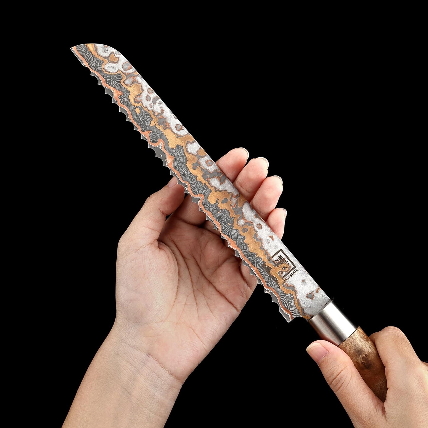 ZAYIKO Serie "MysticMagma" - Brotmesser