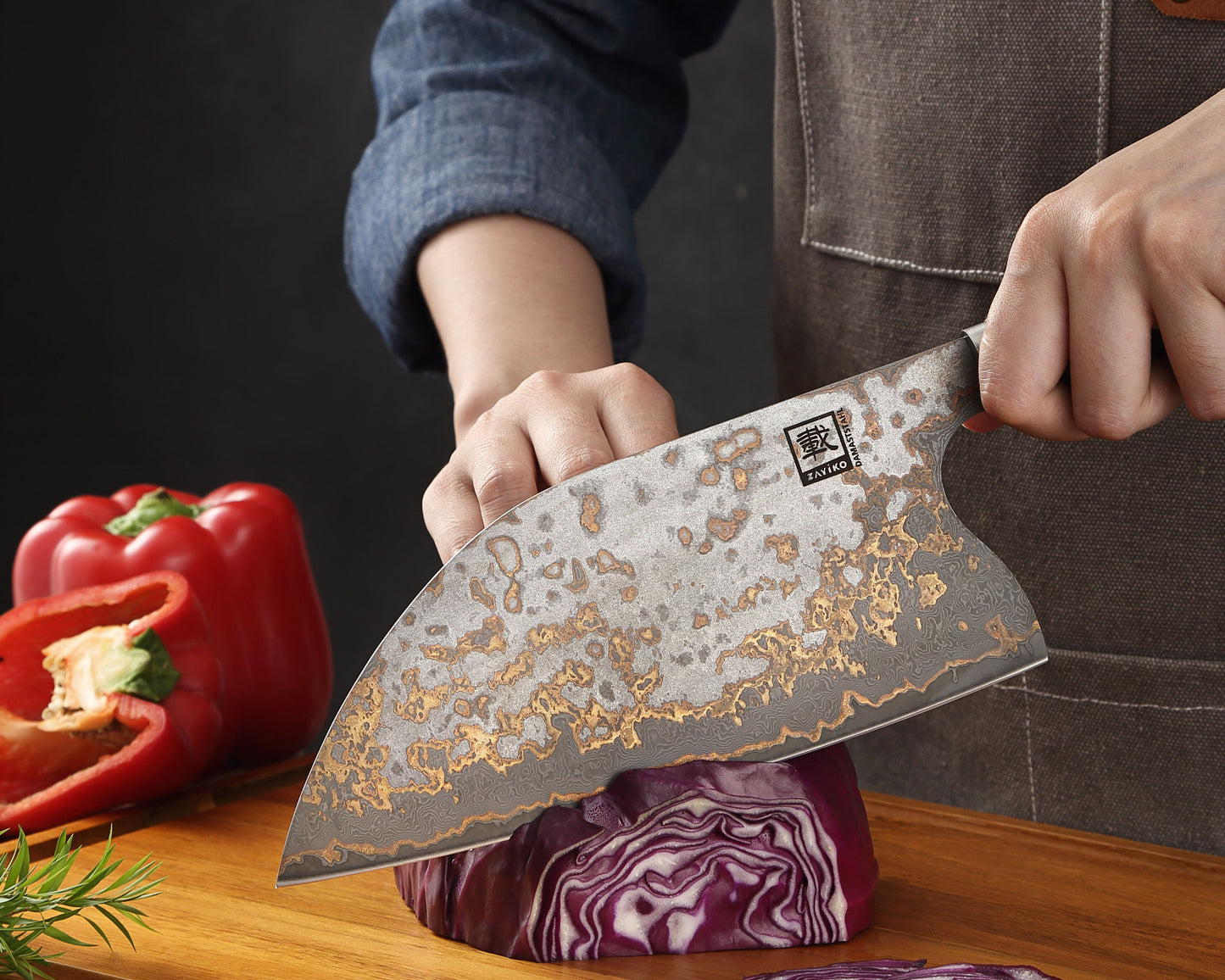 ZAYIKO Serie "MysticMagma" - Kochmesser Chai Dao