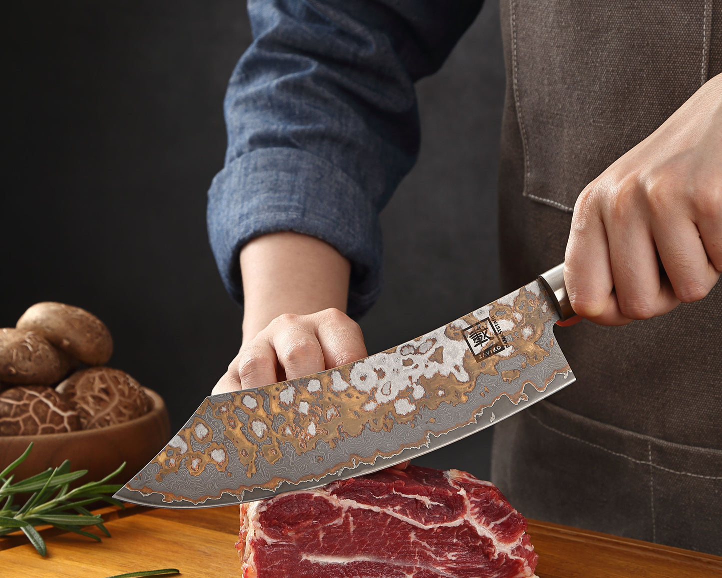 ZAYIKO Serie "MysticMagma" - Blockmesser