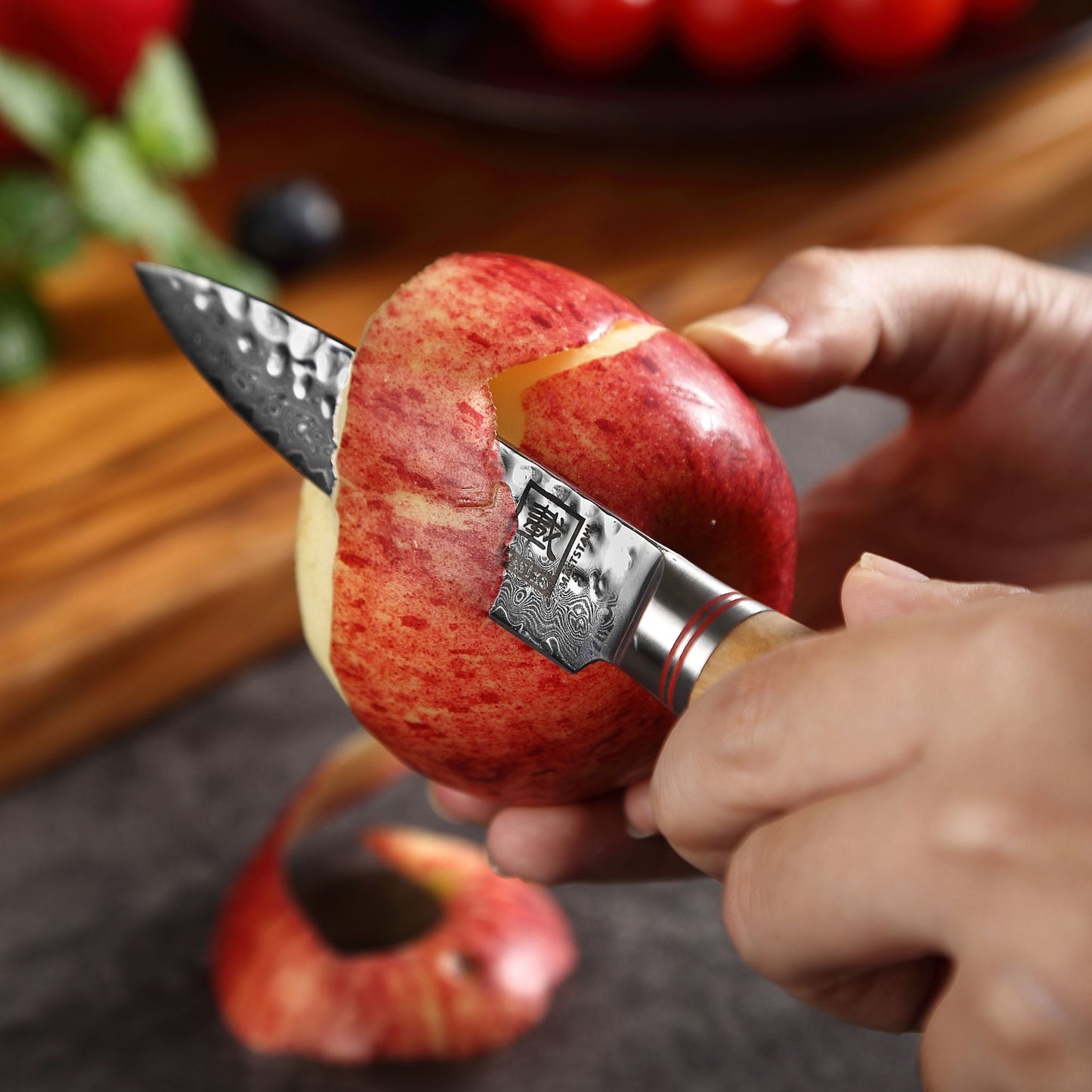 ZAYIKO Serie "Olive" - 3er Messer-Set