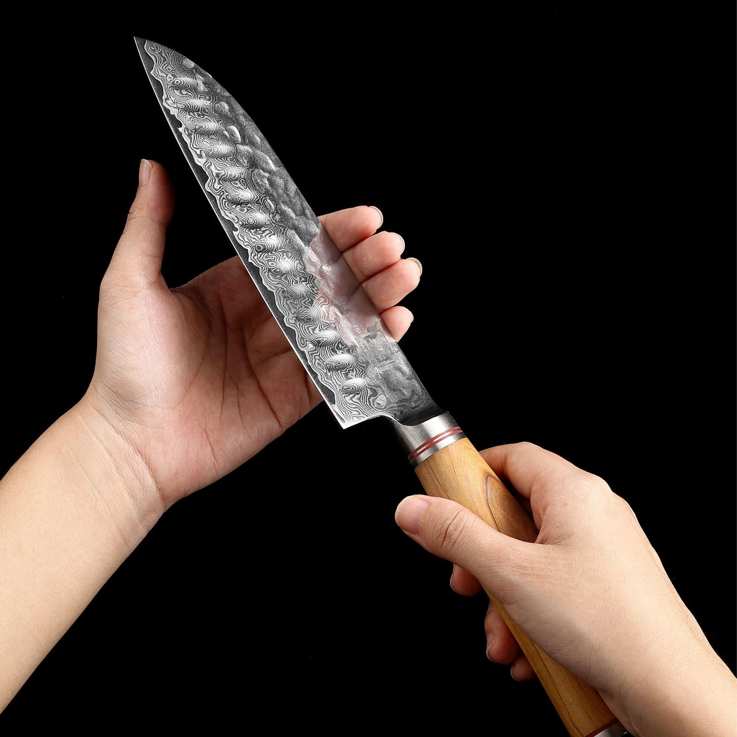 ZAYIKO Serie "Olive" - 3er Messer-Set