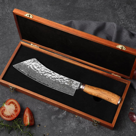 ZAYIKO Serie "Olive" - Blockmesser Hakata Bocho