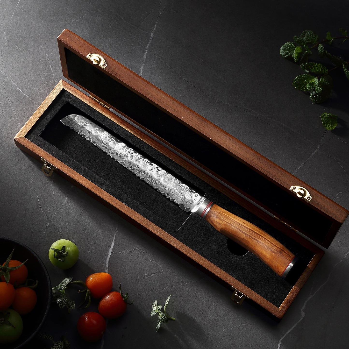 ZAYIKO Serie "Olive" - Brotmesser