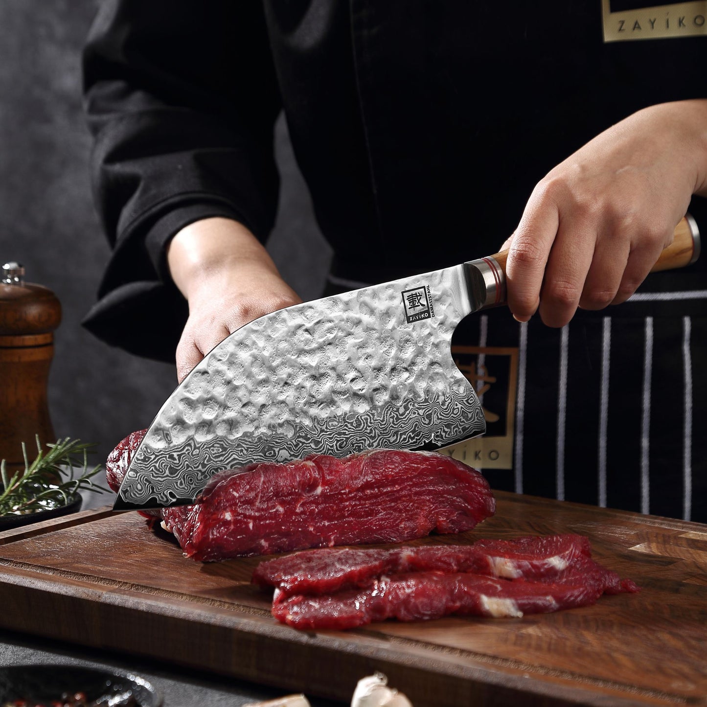 ZAYIKO Serie "Olive" - Kochmesser Chai Dao