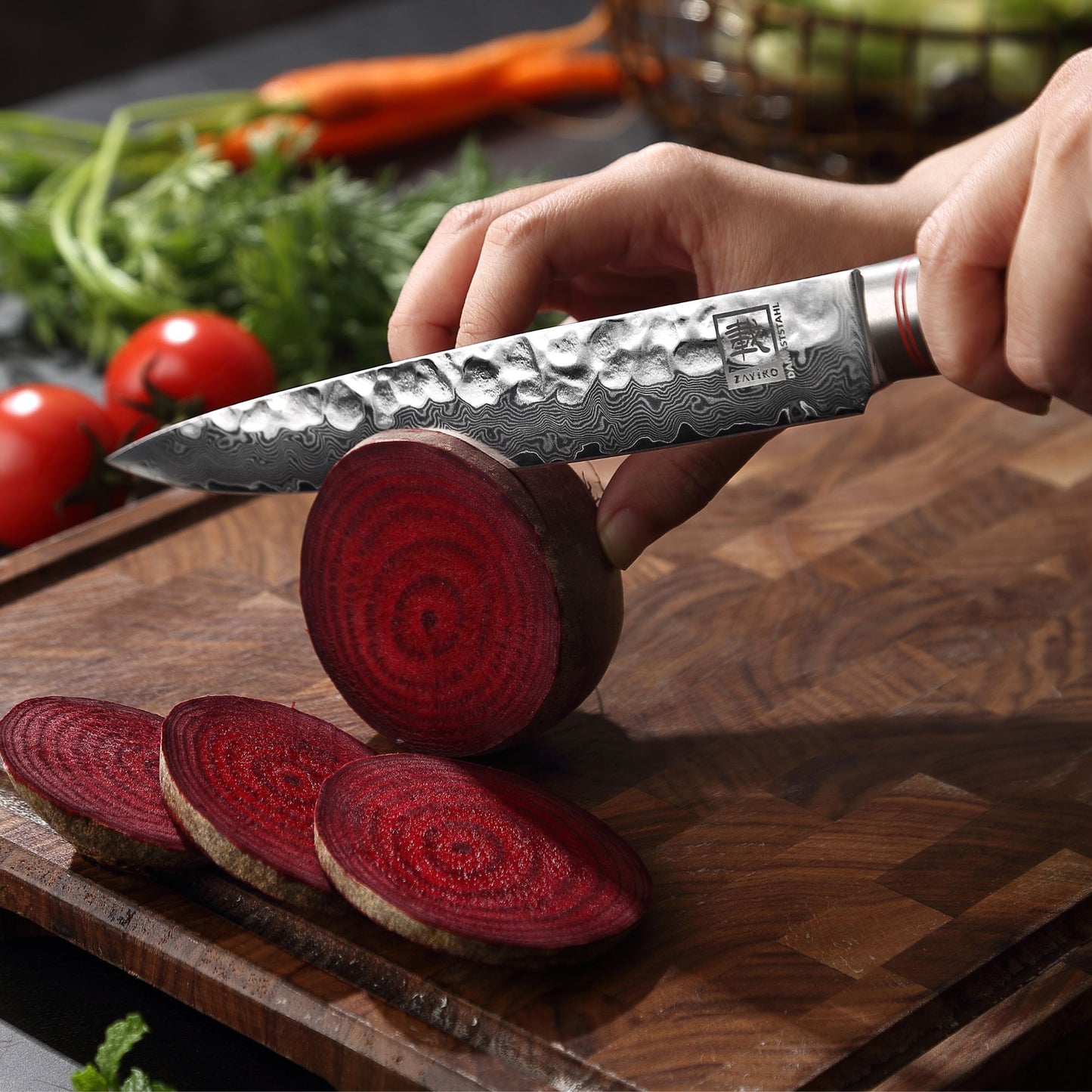 ZAYIKO Serie "Olive" - Tranchier- und Fleischmesser