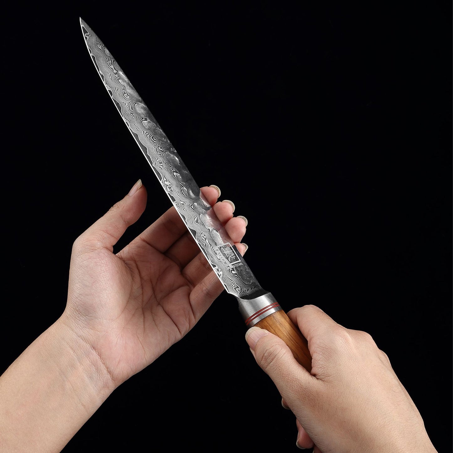 ZAYIKO Serie "Olive" - Tranchier- und Fleischmesser