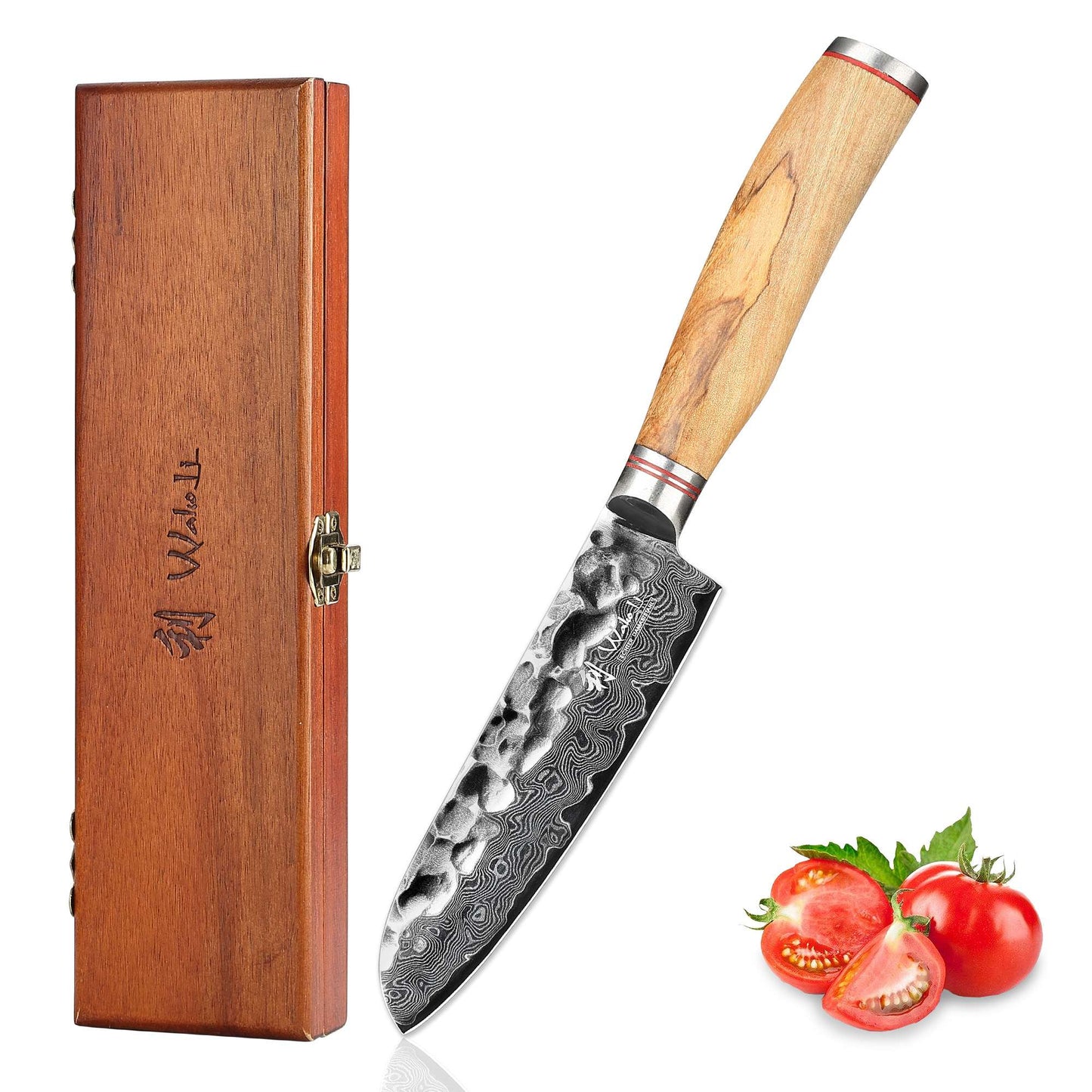 ZAYIKO Serie "Olive" - Kleines Santokumesser