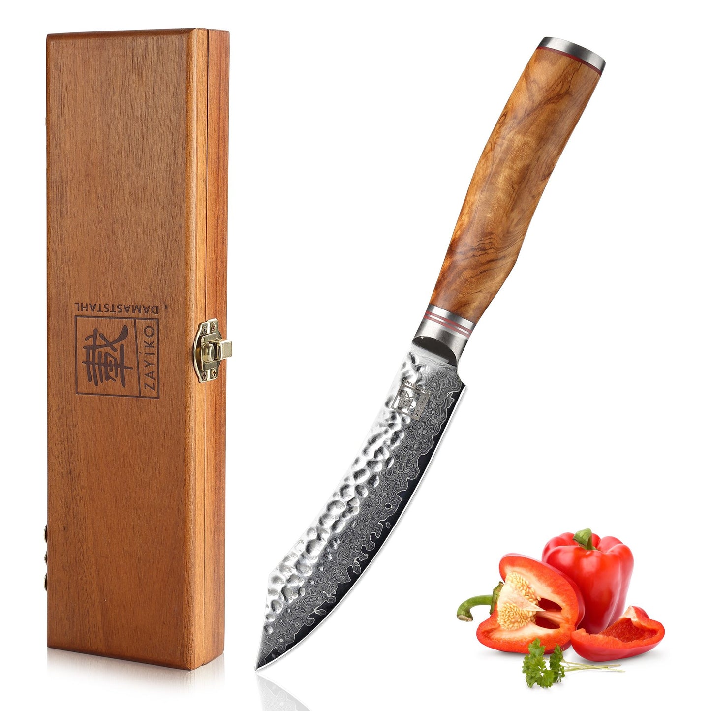 ZAYIKO Serie "Olive" - Steakmesser